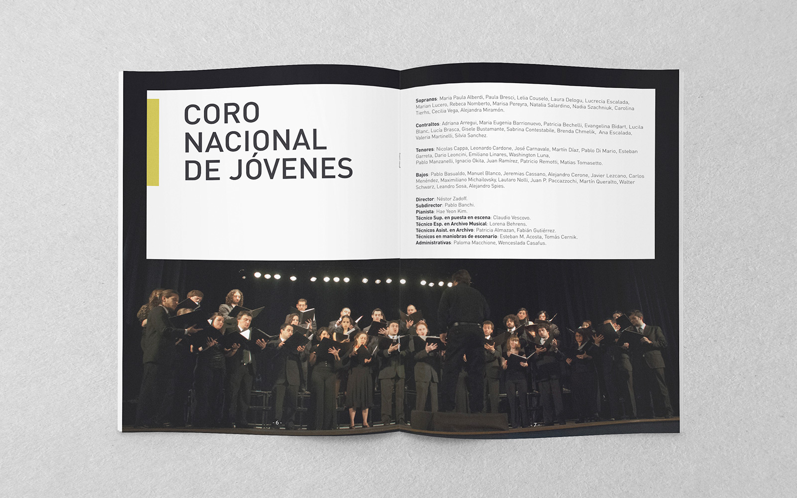 Programa Coro Nacional de Jóvenes - Ministerio de Cultura